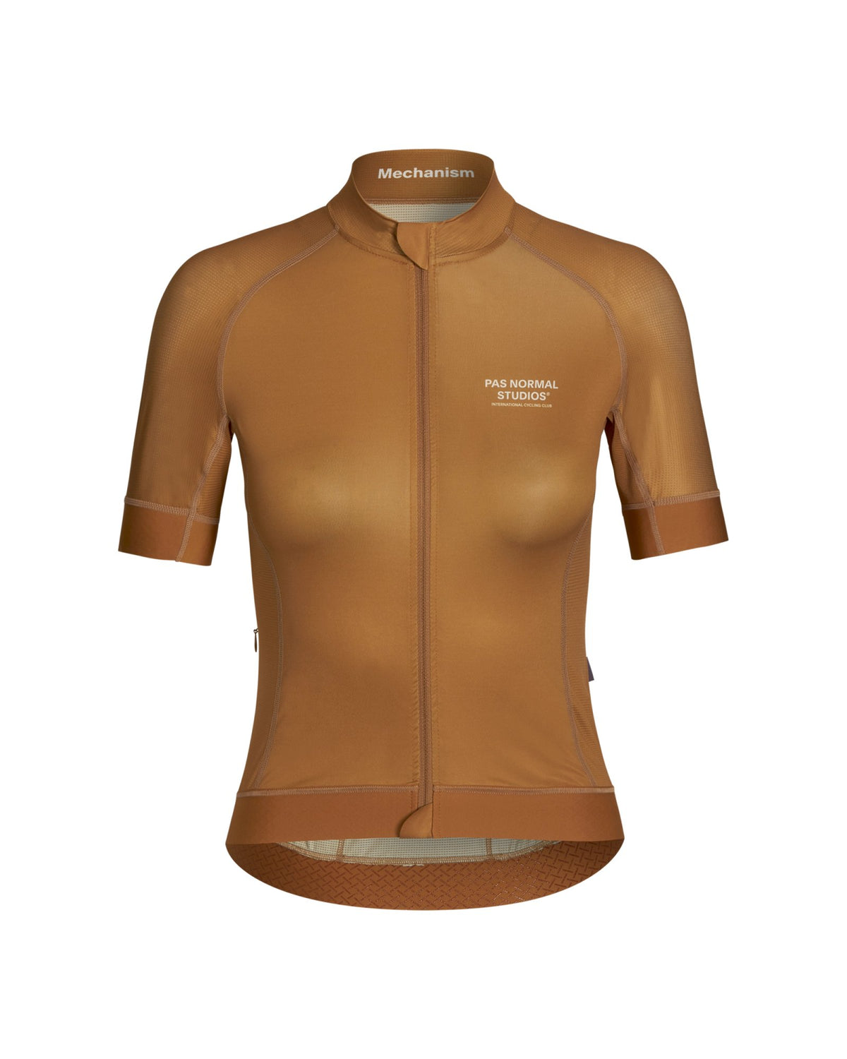 Maillot Corto Mujer Pas Normal Studios Mechanism en Burned Orange, bodegón frontal #Color_Burned Orange