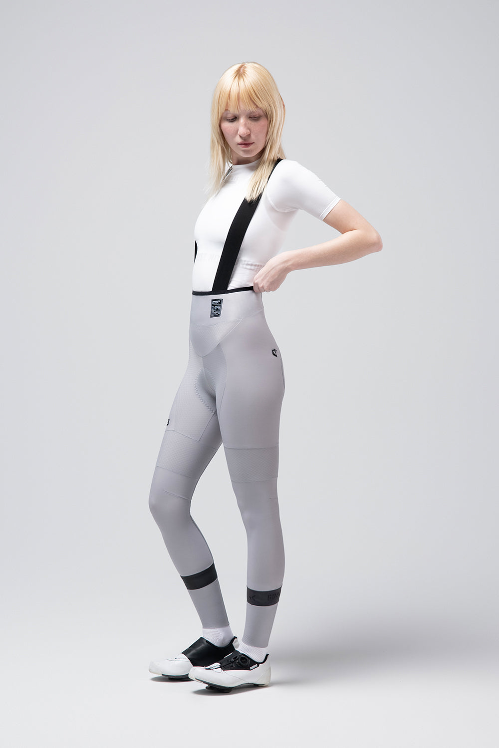 Culotte Largo Mujer Gobik Absolute 7.0 en Tapioca, vista frontal sobre modelo #Color_Tapioca
