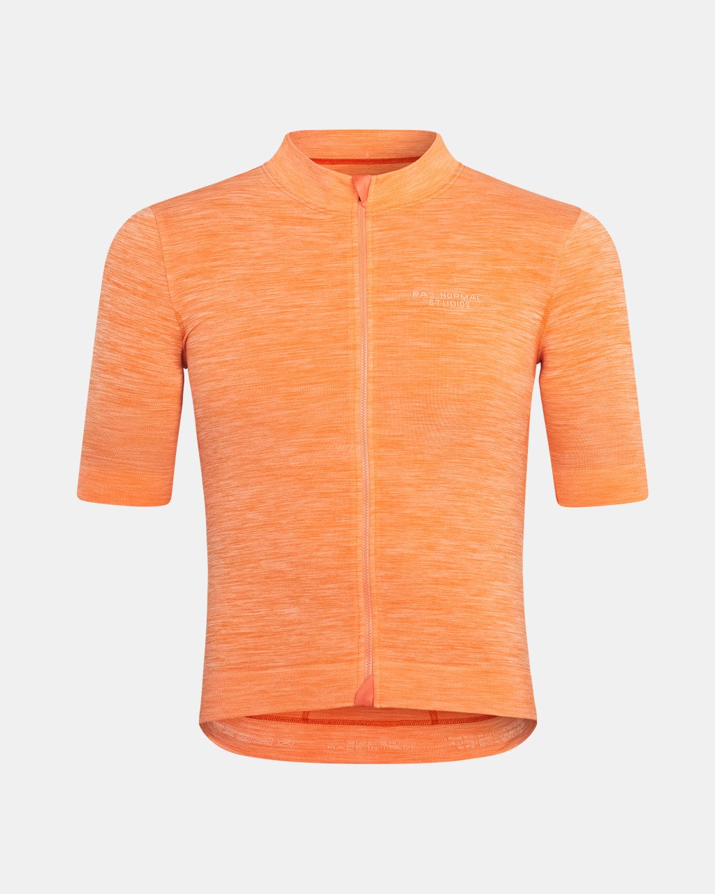 Maillot Corto Pas Normal Studios Escapism Knit en Mandarin, producto plano sobre fondo #Color_Mandarin
