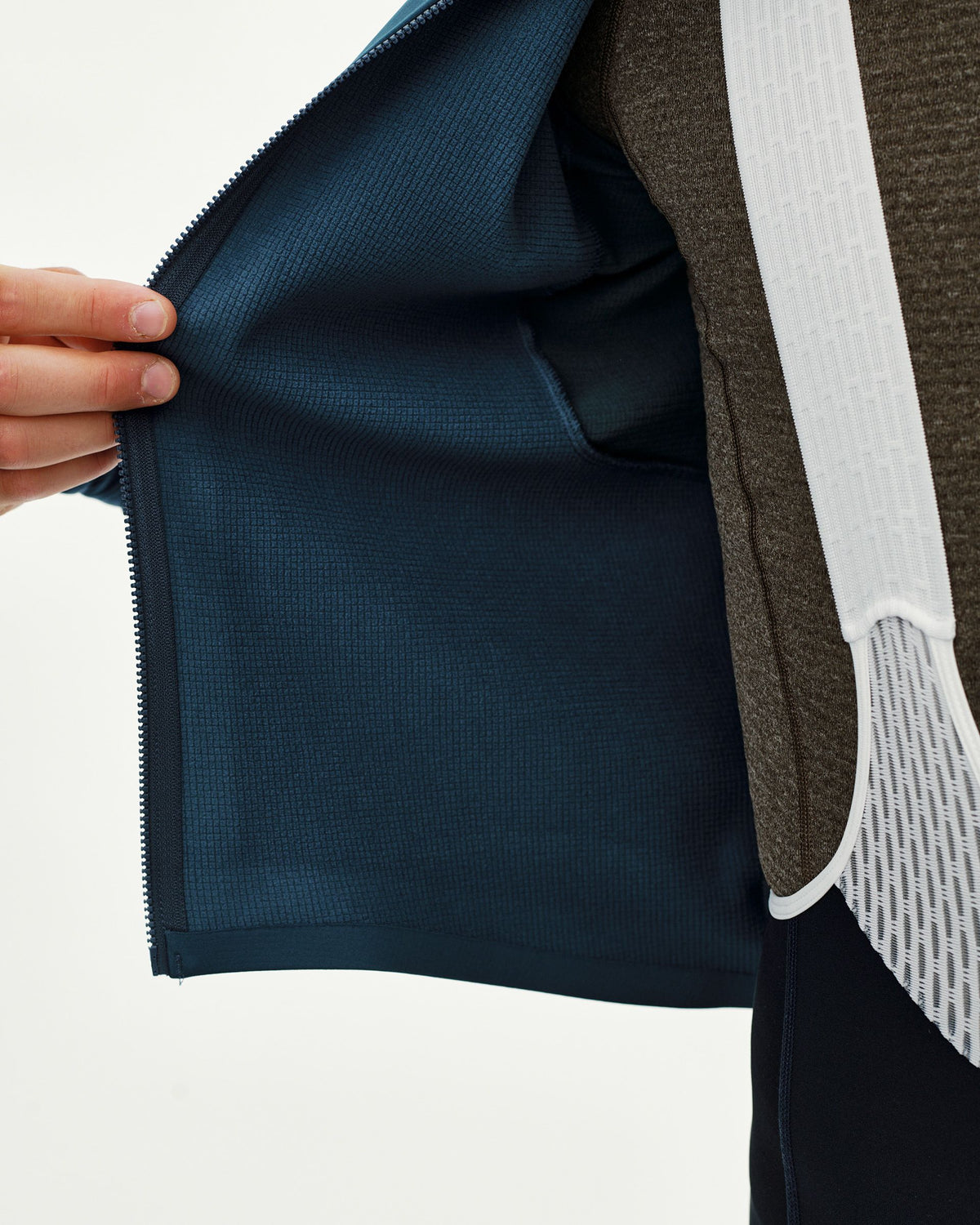 Maillot Largo Pas Normal Studios Mechanism Thermal en Denim Blue, detalle #Color_Denim Blue