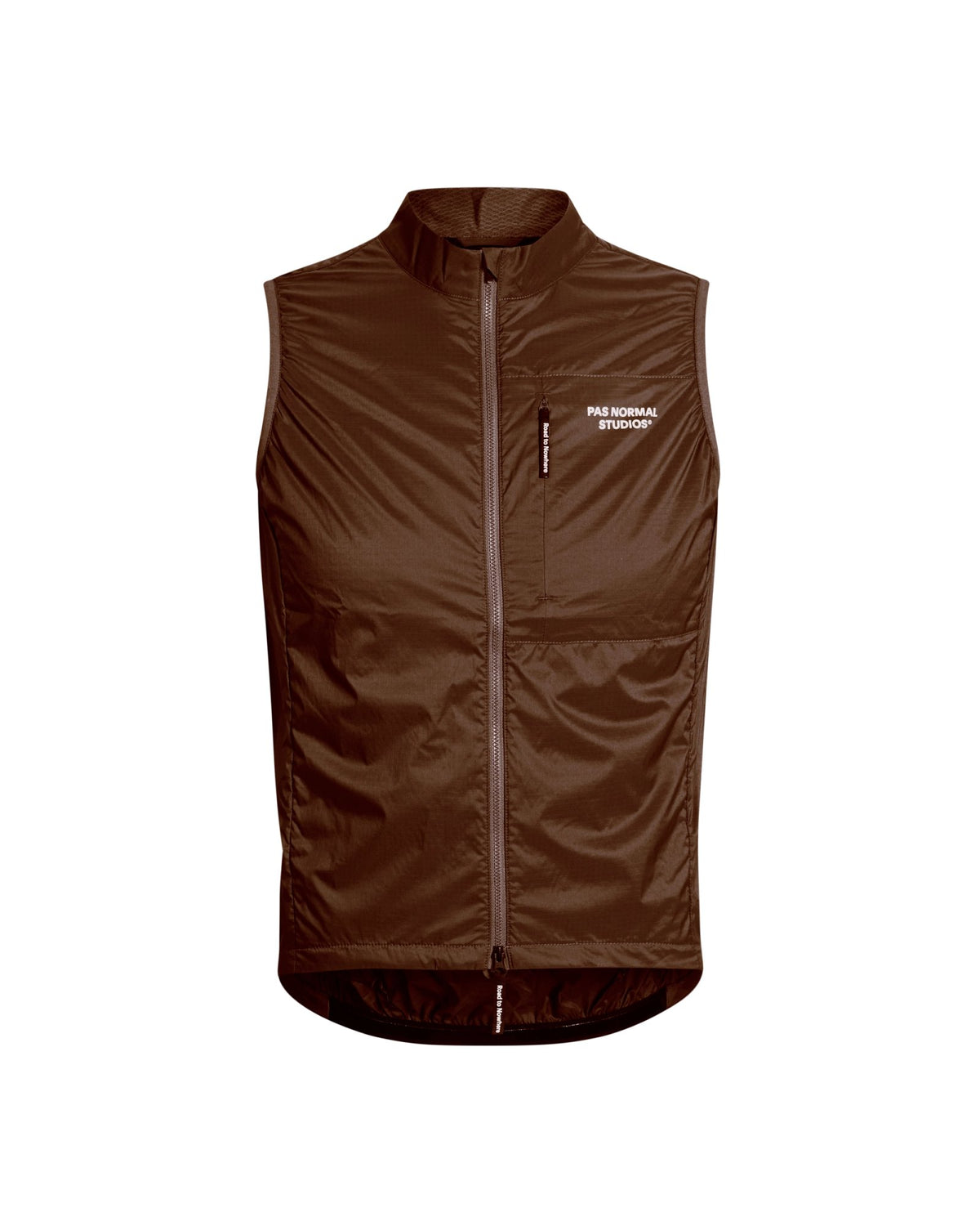 Chaleco PNS Essential Insulated en Light Brown, vista frontal #Color_Light Brown