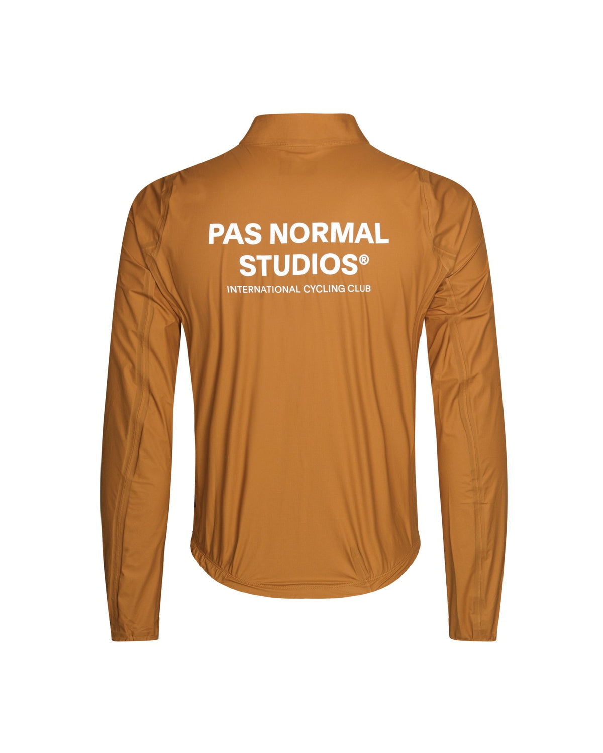 Chaqueta PNS Mechanism Pertex Rain en Burned Orange, vista trasera #Color_Burned Orange