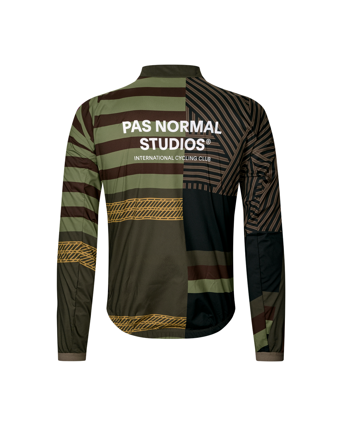 Chaqueta Pas Normal Studios Mechanism Stow Away AOP International Green, vista 3 #Color_AOP International Green