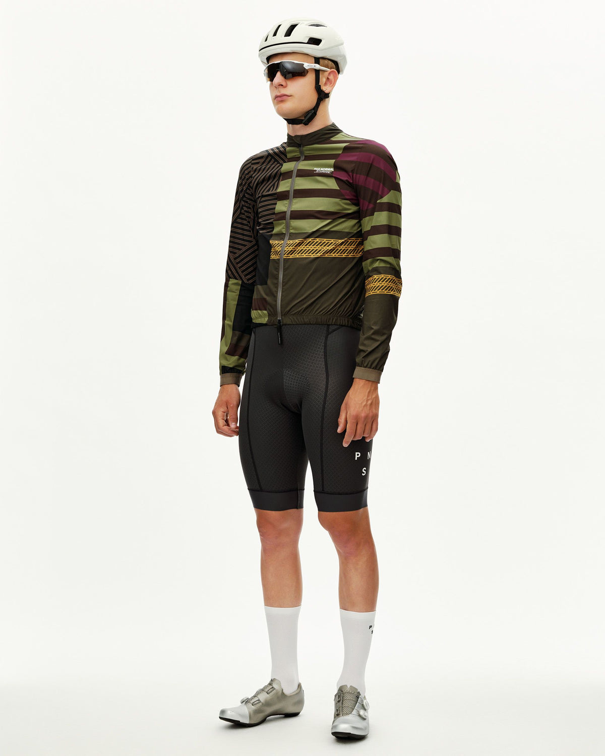 Chaqueta Pas Normal Studios Mechanism Stow Away AOP International Green, vista 12 #Color_AOP International Green