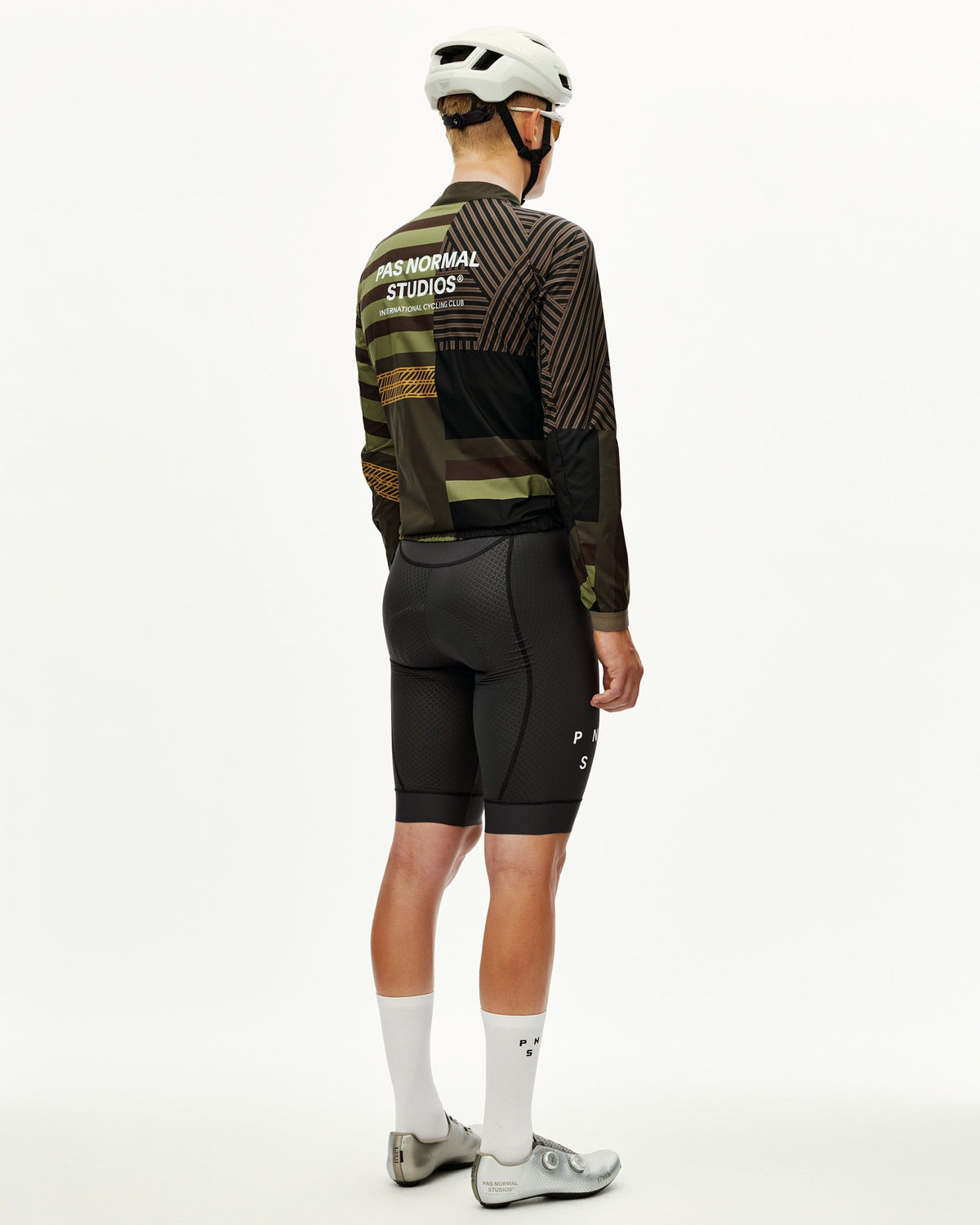 Chaqueta Pas Normal Studios Mechanism Stow Away AOP International Green, vista 13 #Color_AOP International Green