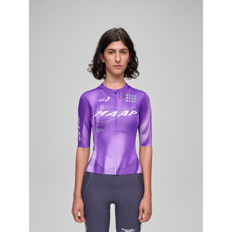 Maillot Corto Maap WorldTour 26 Pro Air Jersey 3.0 Mujer · Vista 1 #Color_Electric Purple