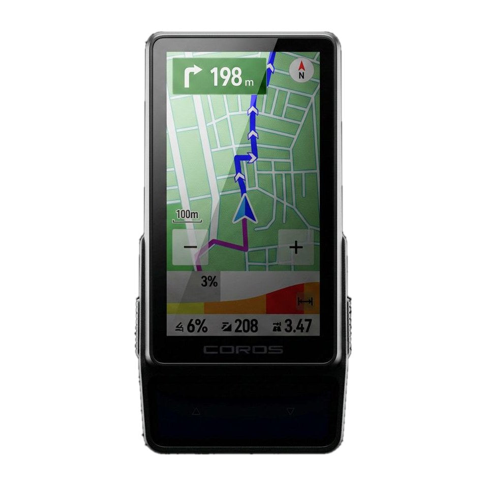 COROS DURA 2 Solar con mapa y navegación giro a giro en pantalla