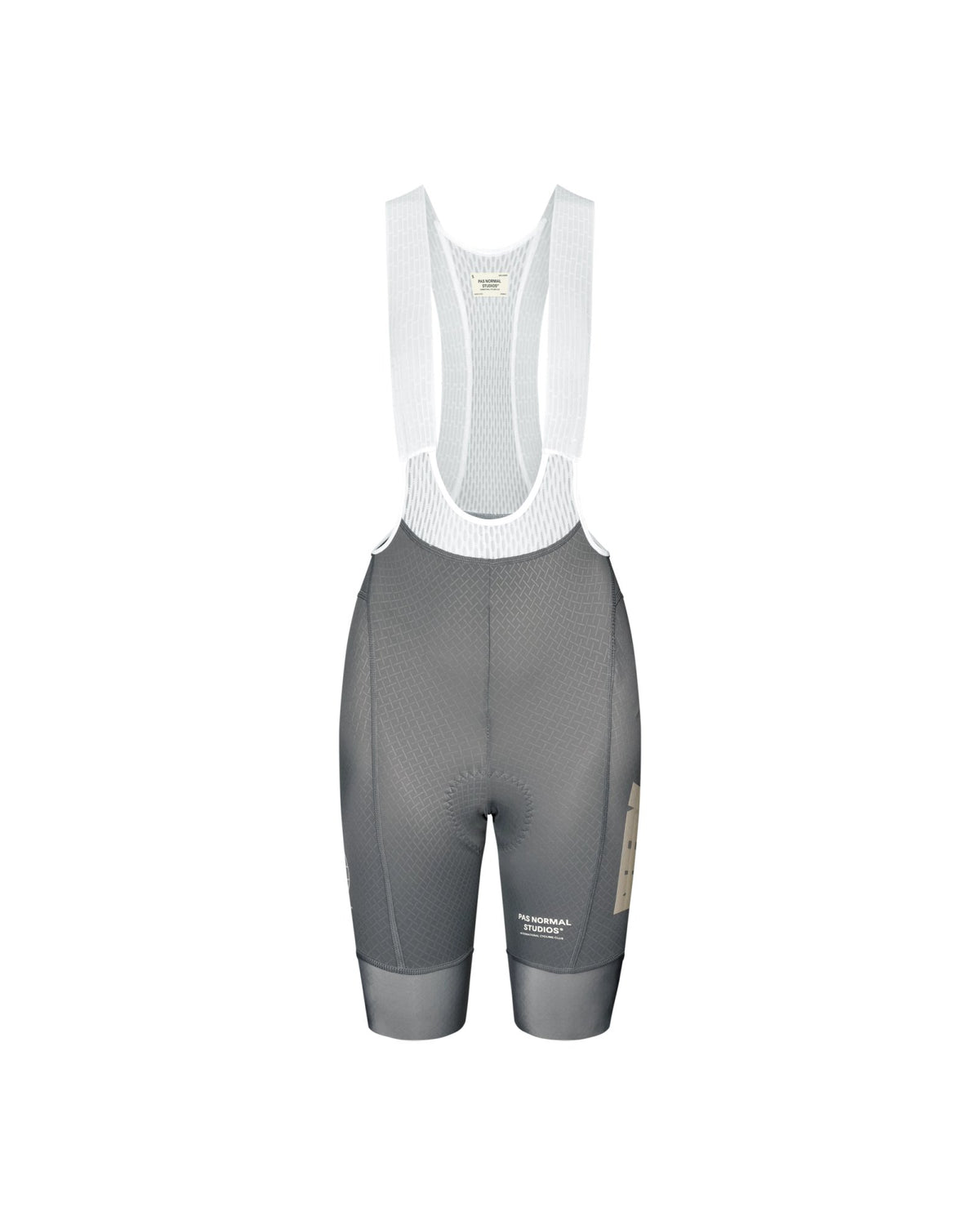 Culotte Corto Mujer PNS Mechanism Logo en Medium Grey, vista frontal #Color_Medium Grey