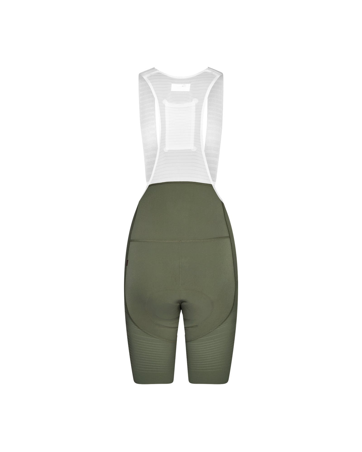 Culotte corto de mujer Pas Normal Studios PAS Mechanism Pro en Grey Moss, vista trasera #Color_Grey Moss