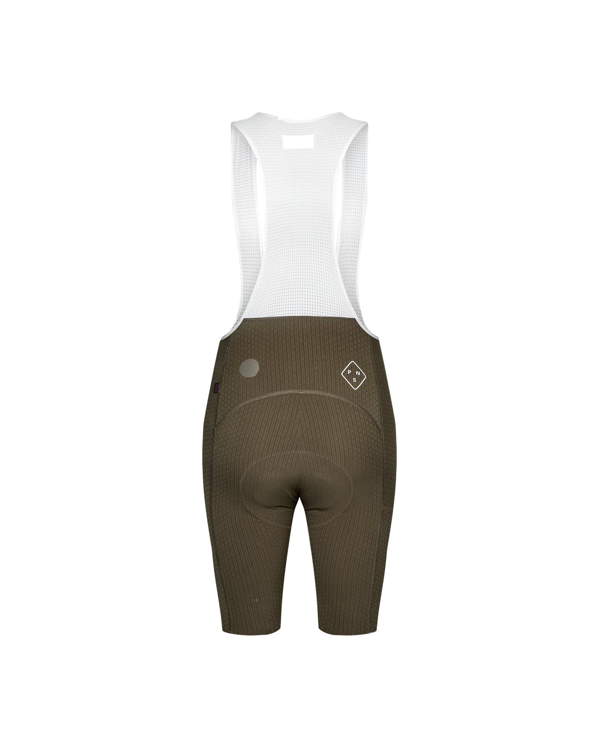 Culotte corto cargo de mujer Pas Normal Studios T.K.O. Essential Light en Dark Stone, vista trasera #Color_Dark Stone