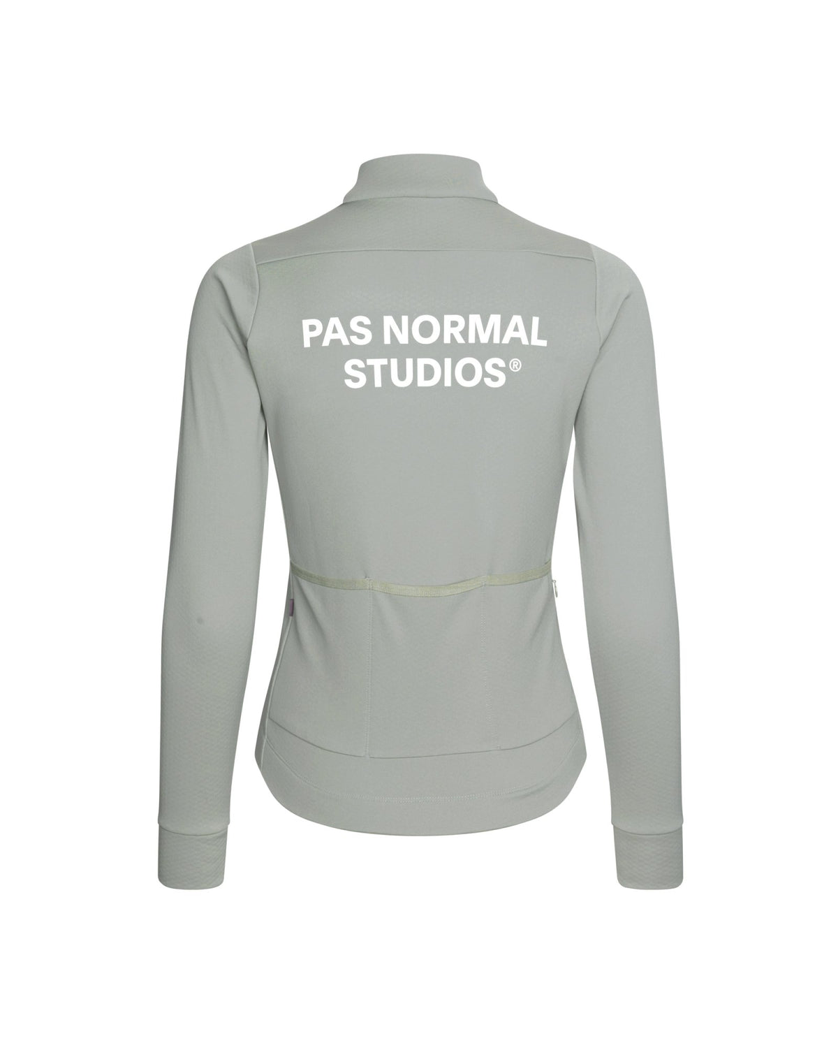 Maillot largo mujer Pas Normal Studios Essential Thermal en Dark Celeste, bodegón trasero #Color_Dark Celeste