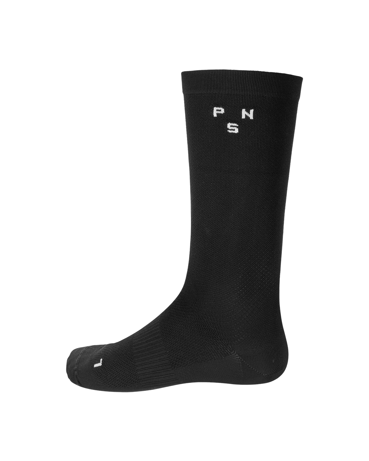 Race Socks Black en vista plana #Color_Black