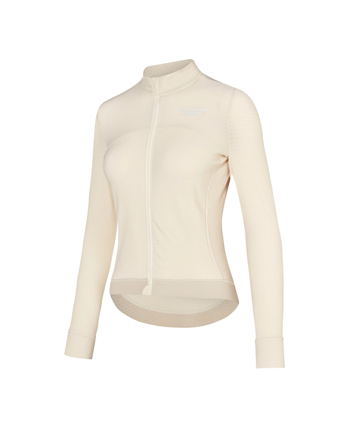 Maillot largo mujer Pas Normal Studios Essential en Off White, bodegón frontal alternativo #Color_Off White