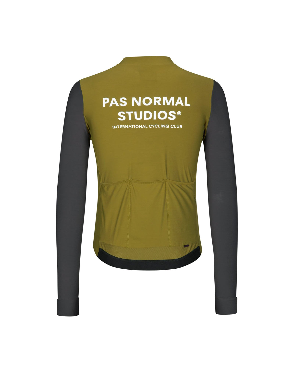 Maillot Largo Pas Normal Studios Mechanism en Deep Grey / Green, vista trasera #Color_Deep Grey / Green