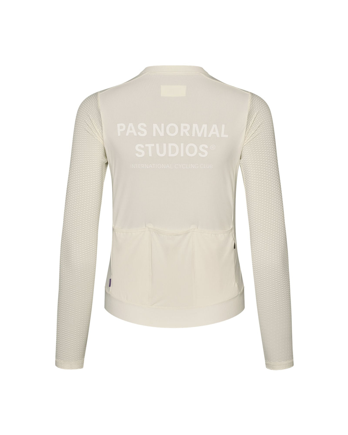 Maillot largo de mujer Pas Normal Studios Essential Light en Off White, vista trasera #Color_Off White