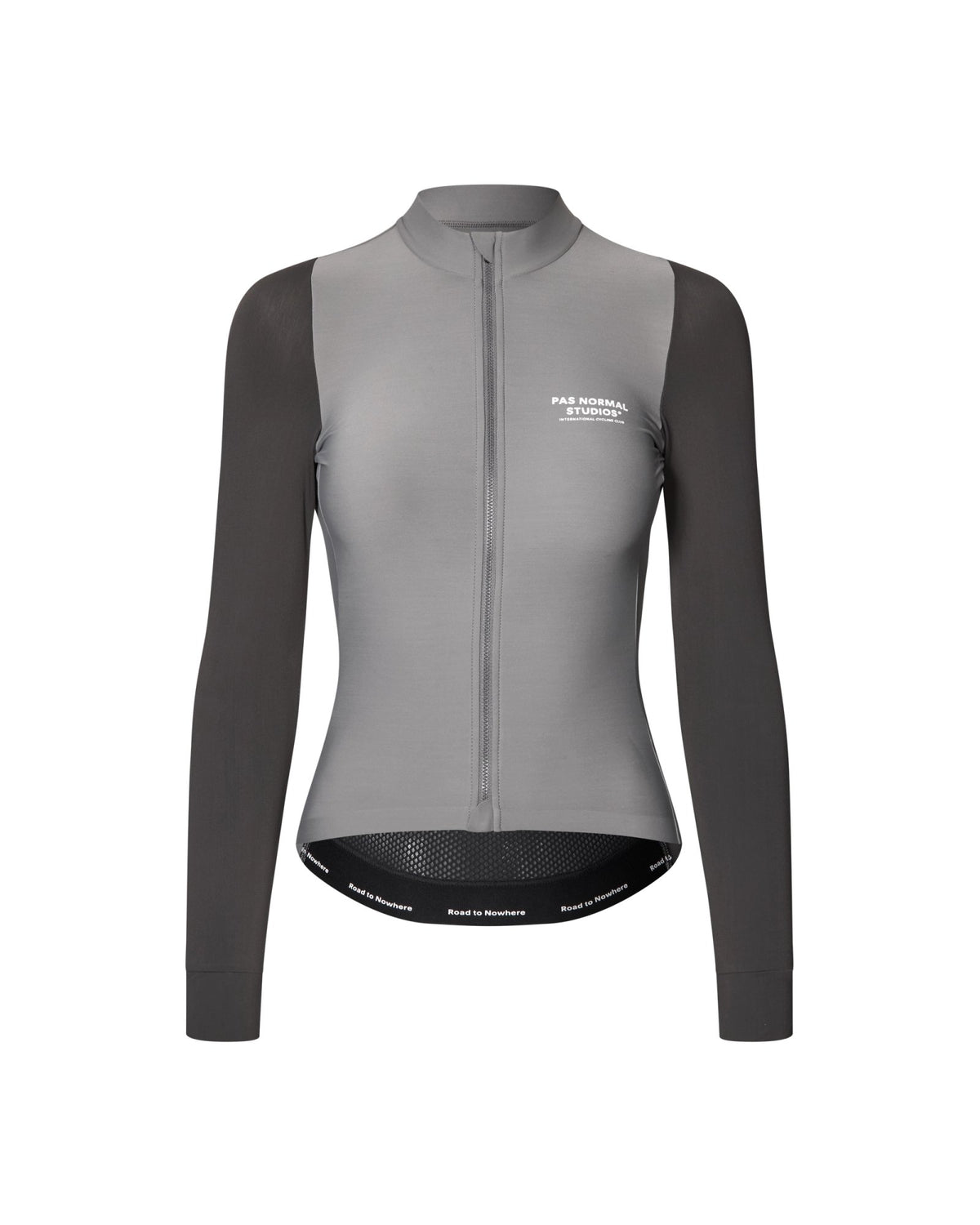 Maillot Largo Mujer Pas Normal Studios Mechanism en Color Block Grey, vista frontal #Color_Color Block Grey