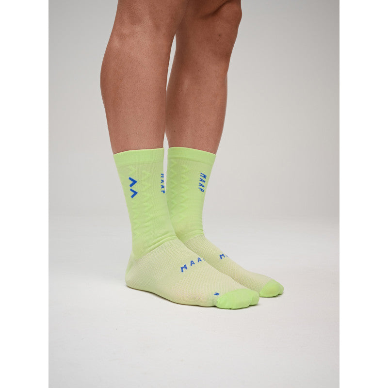 Calcetines Maap Aero Knit Sock Verde producto plano #Color_Verde