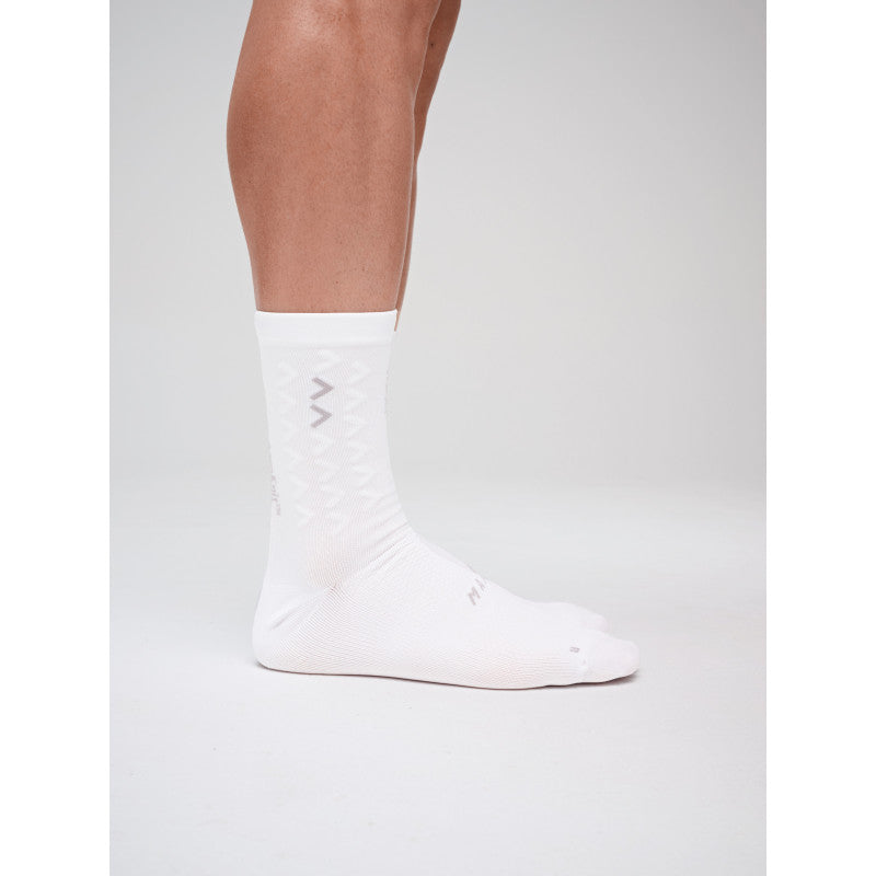 Calcetines Maap Aero Knit Sock Blanco producto plano #Color_Blanco