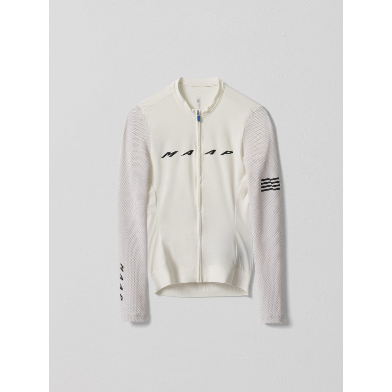 Maillot Largo Mujer Maap Evade Pro LS Jersey 2.0 en Chalk, producto, vista frontal #Color_Chalk