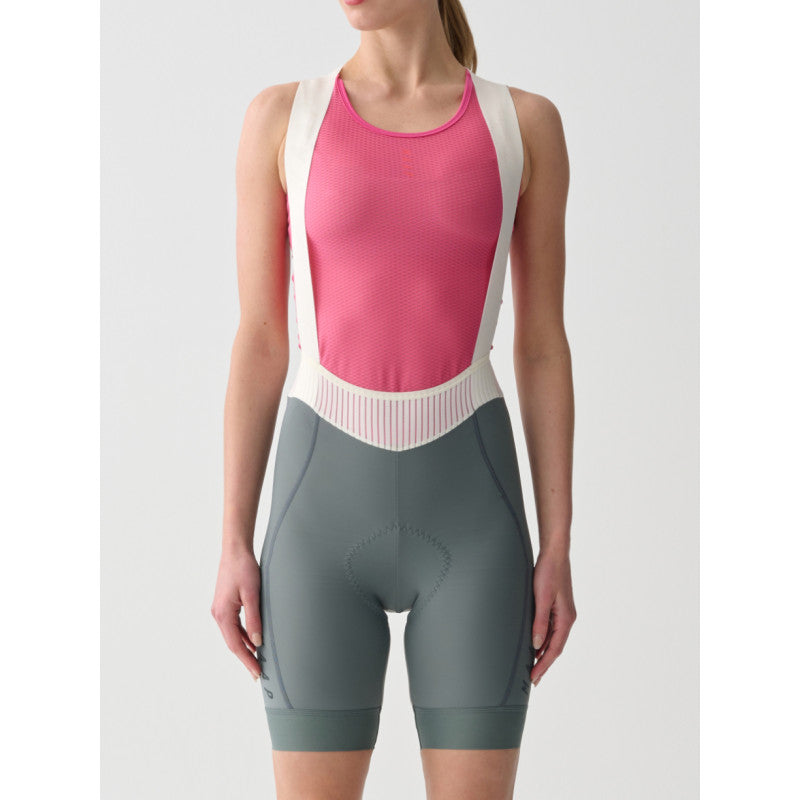 Culotte Corto Mujer Maap Team Bib Evo Cargo en Balsam, modelo, vista frontal #Color_Balsam