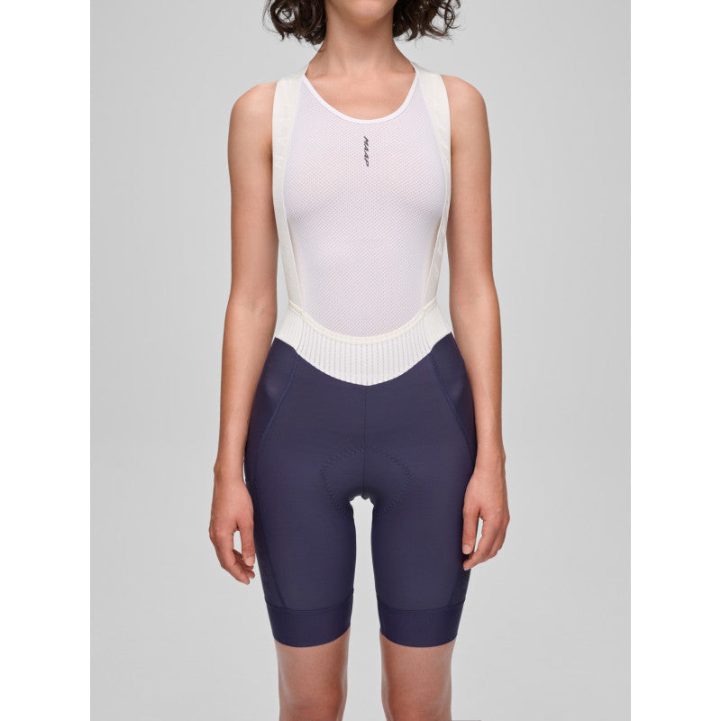 Culotte Corto Mujer Maap Team Bib Evo Cargo en Deep Navy, modelo, vista frontal #Color_Deep Navy