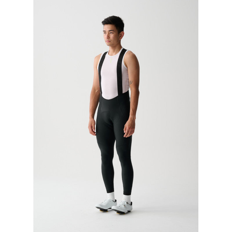Culotte Largo Maap Team Bib Evo Cargo Tights en Black, modelo, vista frontal #Color_Black