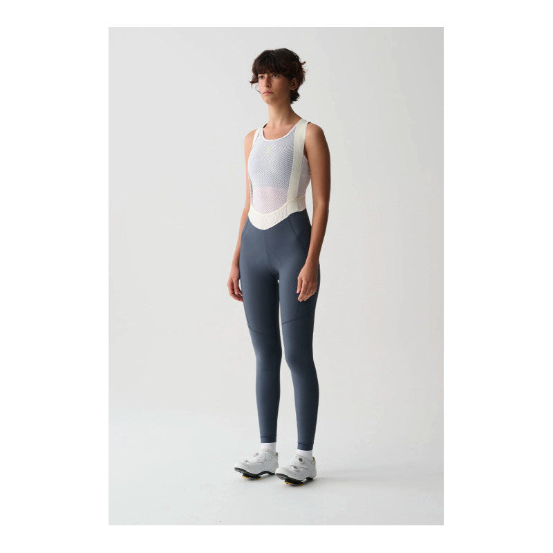 Culotte Largo Mujer Maap Team Bib Evo Cargo Tights en Midnight, modelo, vista frontal #Color_Midnight