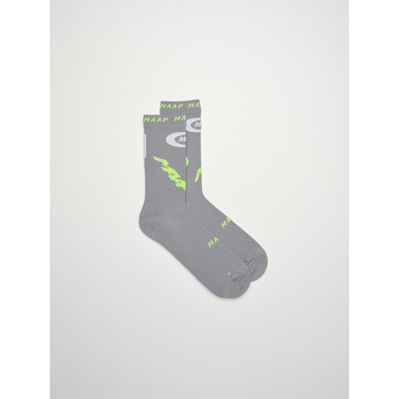 Calcetines Maap Spectrum Team Sock en Urban Grey, producto, vista frontal #Color_Urban Grey