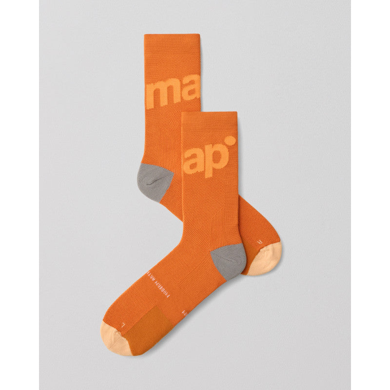 Calcetines Maap Training Sock en Rust, producto, vista frontal #Color_Rust