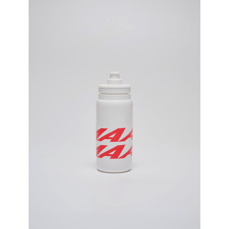 Bidón Maap Bottle en White / Carmine, producto, vista frontal #Color_White / Carmine