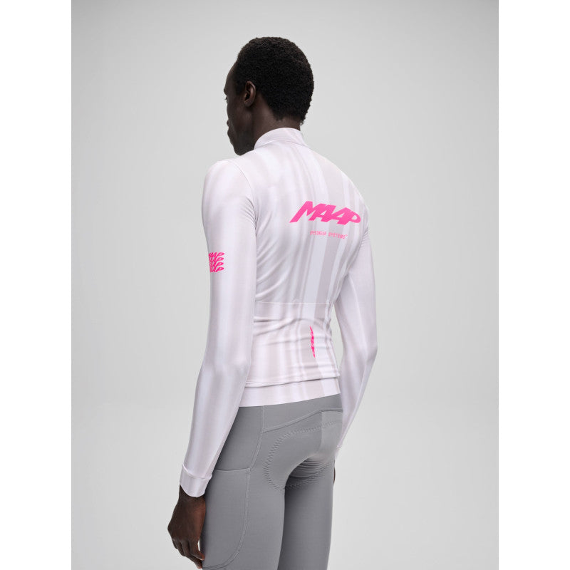 Maillot Largo Maap Halo Team Thermal LS Jersey · Vista 2 #Color_Halo Static Grey