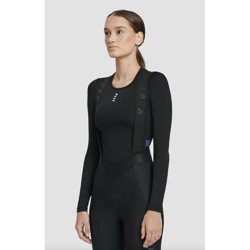 Camiseta Interior Larga Maap Thermal Base Layer LS Tee Mujer · Vista 1 #Color_Negro