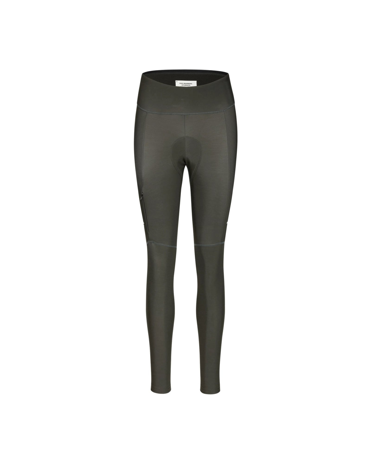 Mallas Largas Mujer PNS Essential Thermal en Dark Olive, vista frontal #Color_Dark Olive