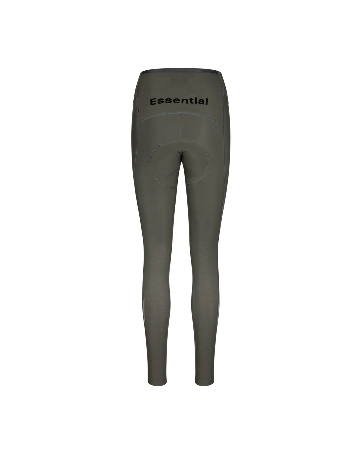 Mallas Largas Mujer PNS Essential Thermal en Dark Olive, vista trasera #Color_Dark Olive