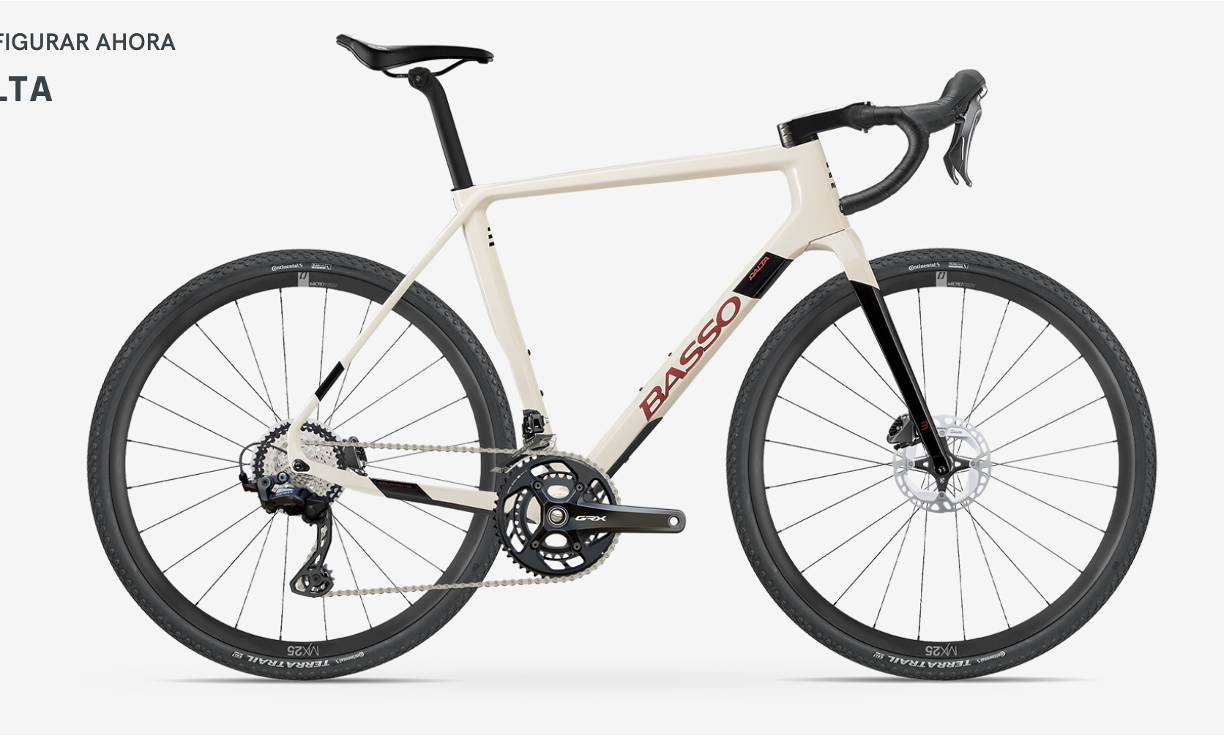 Bicicleta Basso Palta Shimano GRX 2x12 820