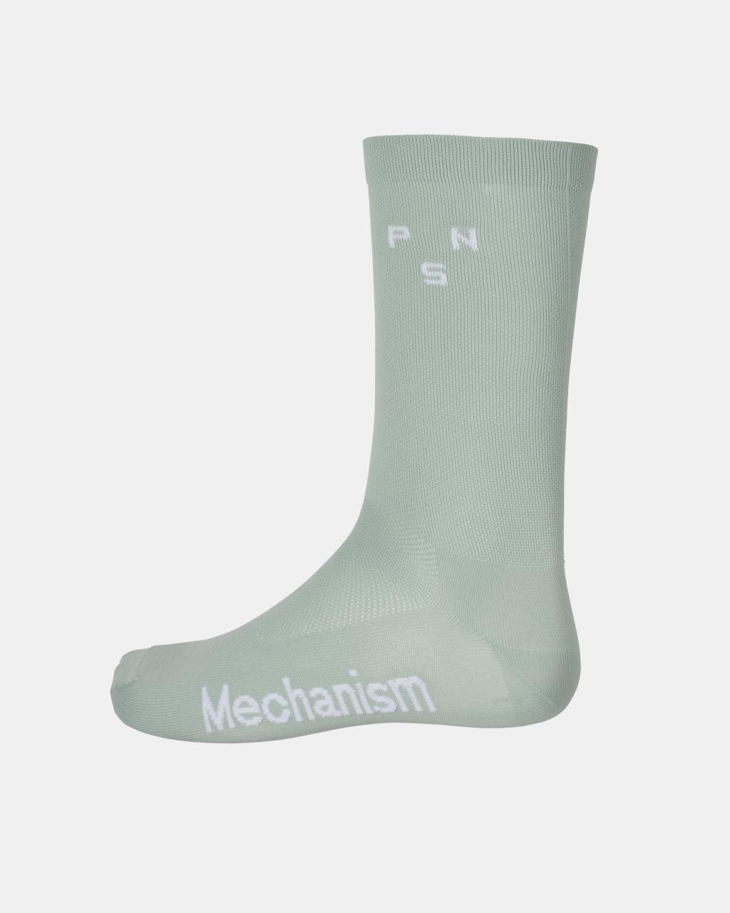 Mechanism Socks Celeste en vista plana #Color_Celeste