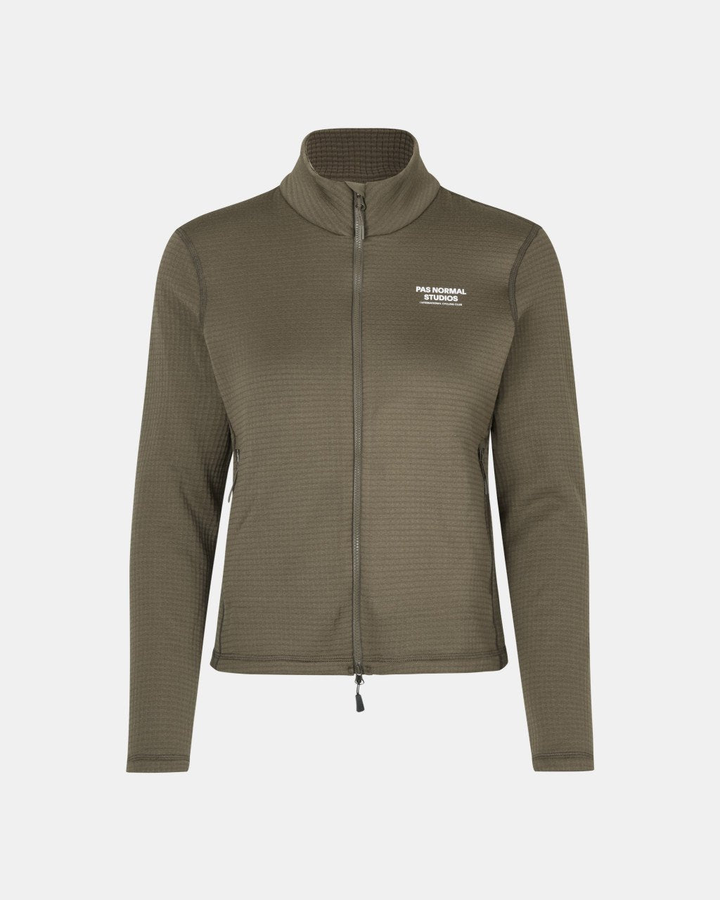 Chaqueta Mujer Pas Normal Studios Escapism Performance Fleece Zip - Dark Stone #Color_Dark Stone