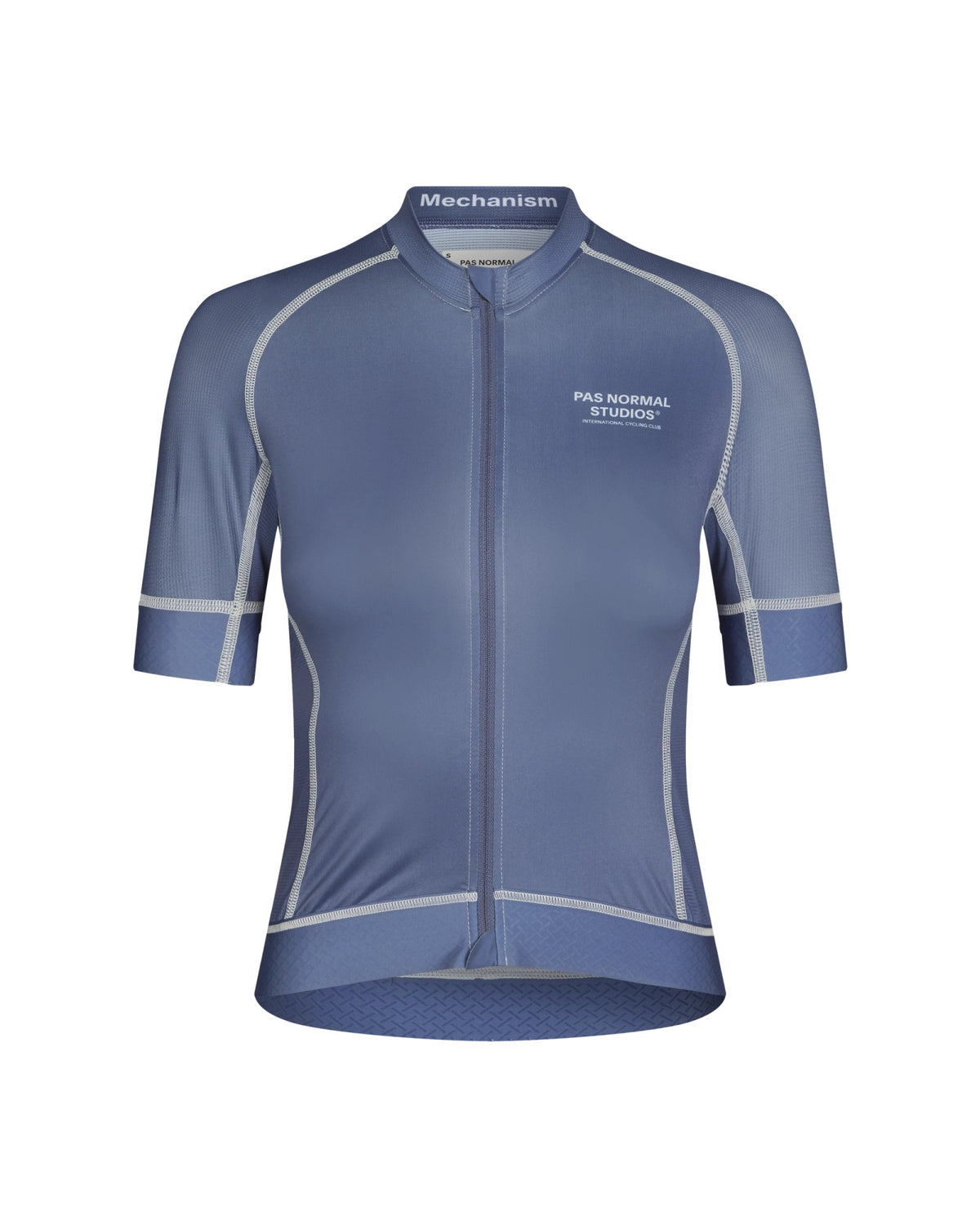 Maillot Corto Mujer Pas Normal Studios Mechanism en Light Indigo, bodegón frontal #Color_Light Indigo