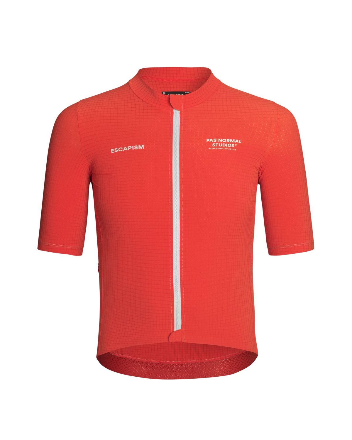 Maillot Corto Pas Normal Studios Escapism Light en Classic Red, producto plano sobre fondo #Color_Classic Red