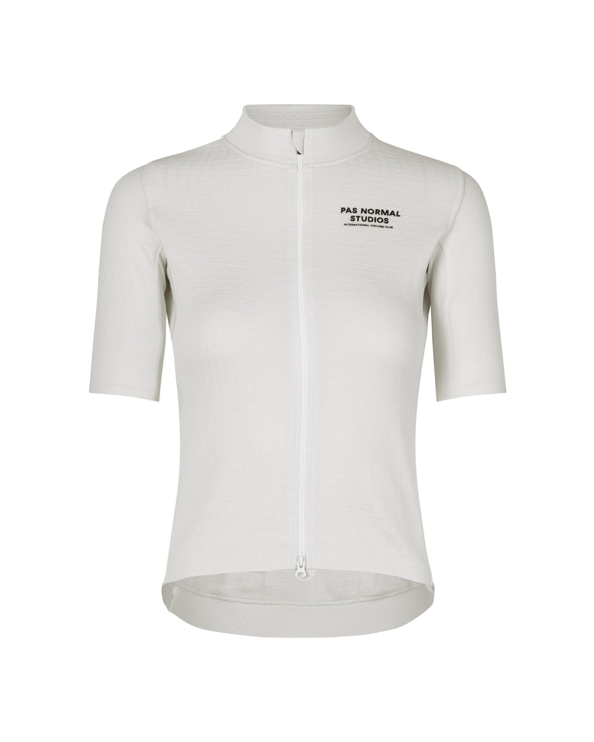 Maillot corto de mujer Pas Normal Studios Escapism Wool en Off White, vista frontal #Color_Off White