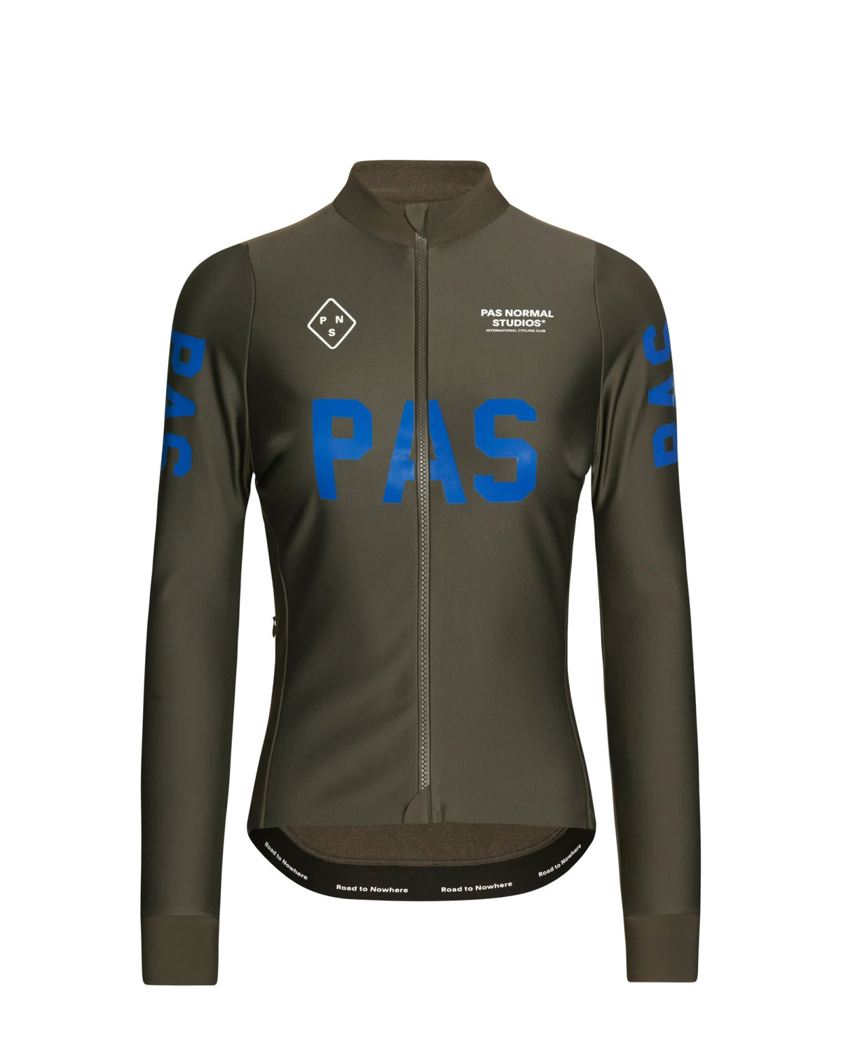 Maillot Mujer Pas Normal Studios PAS Mechanism Thermal en Dark Olive, vista frontal #Color_Dark Olive