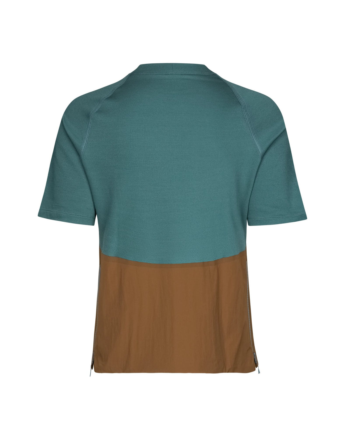 Camiseta técnica corta de mujer Pas Normal Studios Escapism en Dusty Teal, vista trasera #Color_Dusty Teal