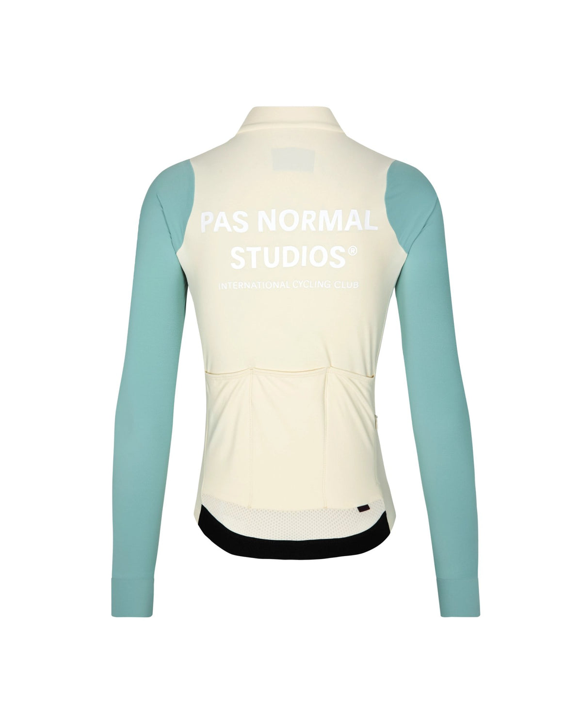 Maillot Largo Mujer Pas Normal Studios Mechanism en Off-White / Light Teal, vista trasera #Color_Off-White / Light Teal