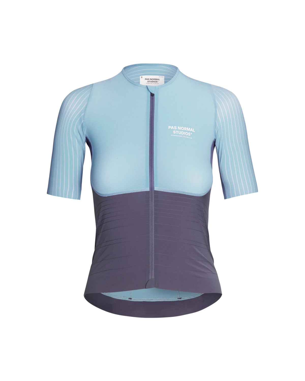 Maillot Mujer Pas Normal Studios Mechanism Pro en Iron Grey / Pale Blue, vista frontal #Color_Iron Grey / Pale Blue