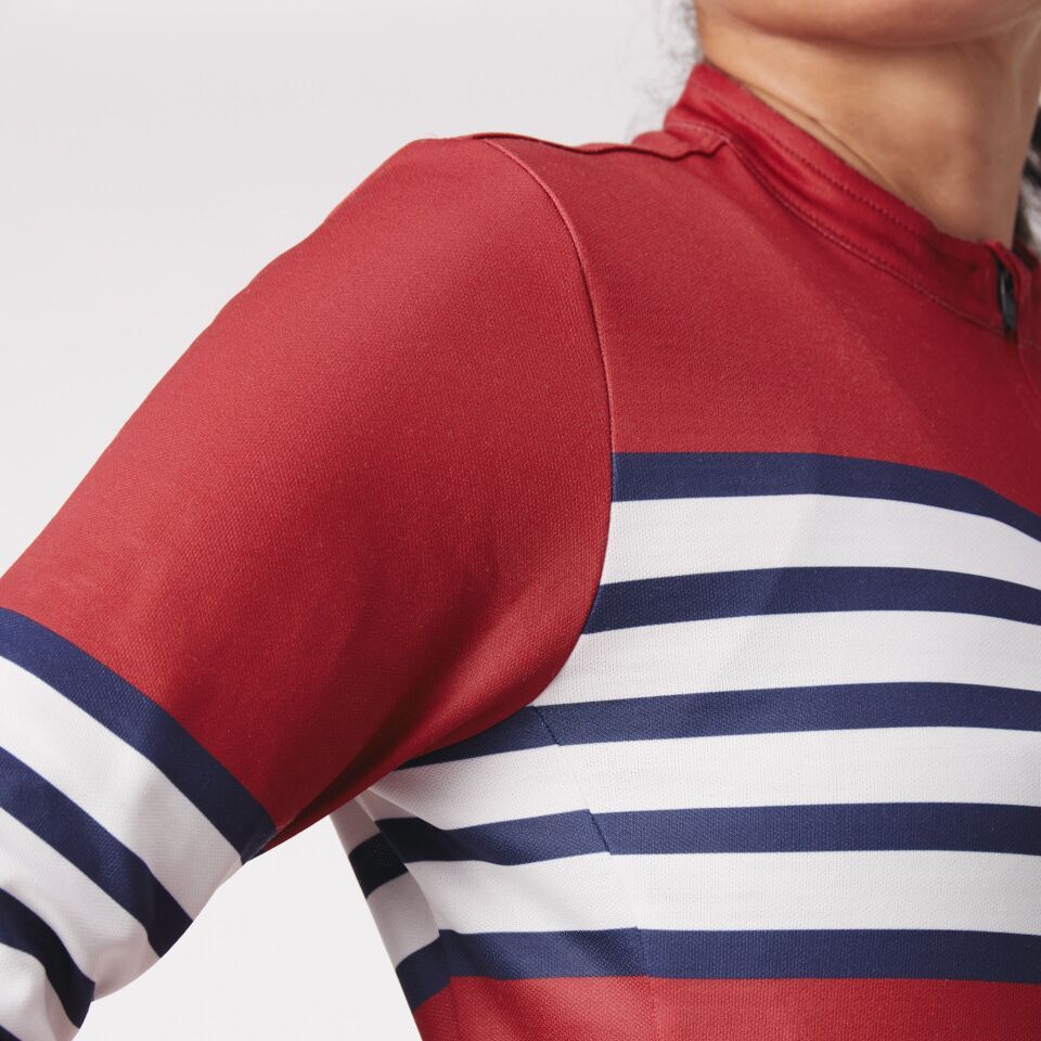 Maillot Largo Mujer Cafe du Cyclise Claudette Merino