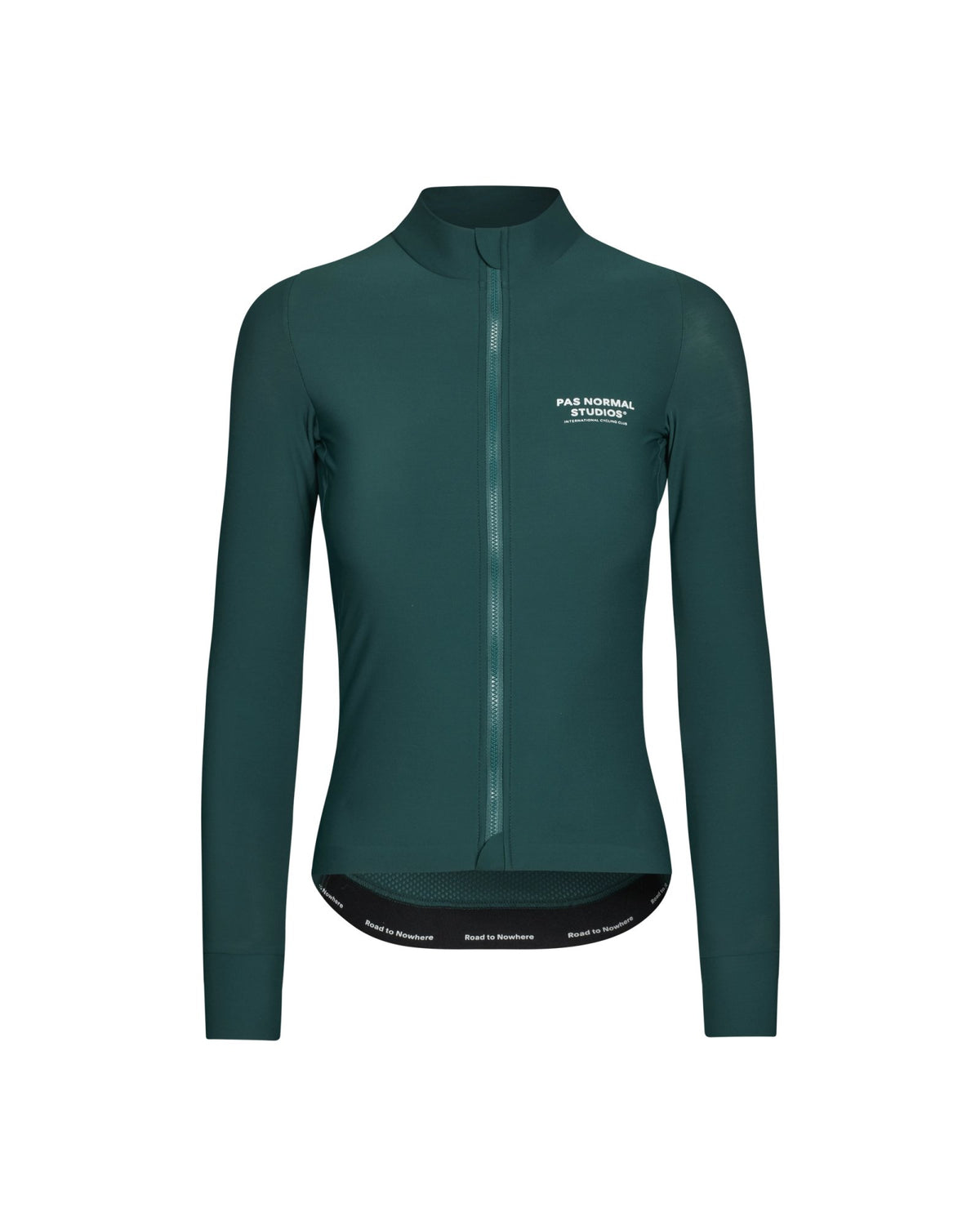 Maillot Largo Mujer Pas Normal Studios Mechanism en Dark Petroleum, vista frontal #Color_Dark Petroleum