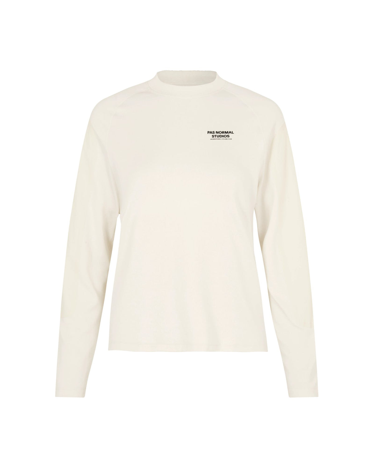 Camiseta técnica larga de mujer Pas Normal Studios Escapism en Off White, vista frontal #Color_Off White