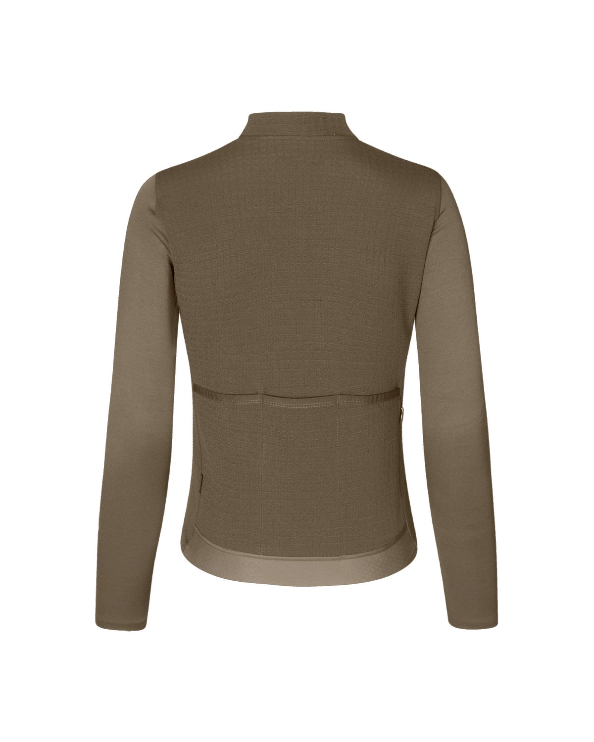 Maillot largo de mujer Pas Normal Studios Escapism Wool en Dark Stone, vista trasera #Color_Dark Stone