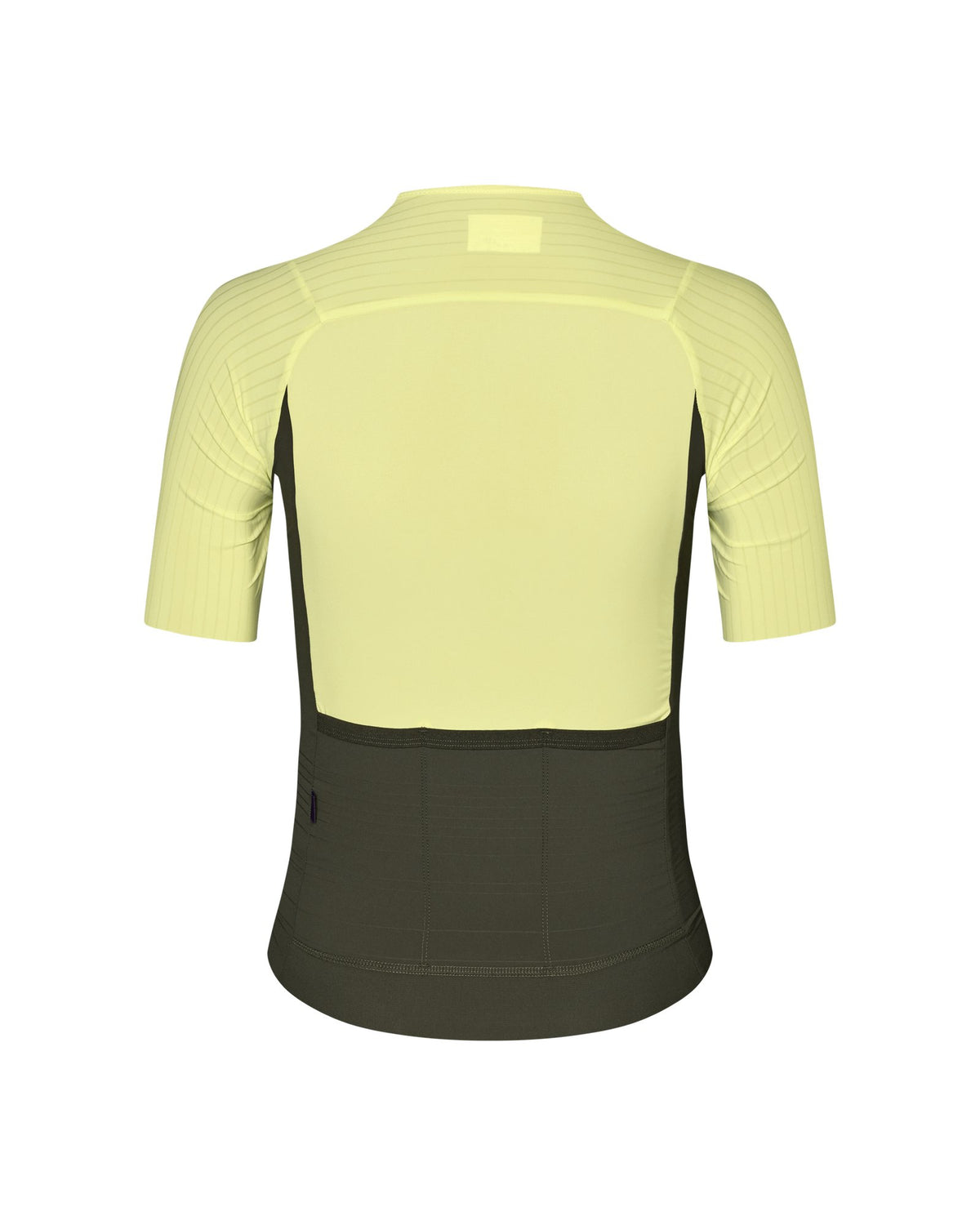 Maillot Mujer Pas Normal Studios Mechanism Pro en Wasabi Green / Dark Olive, vista trasera #Color_Wasabi Green / Dark Olive