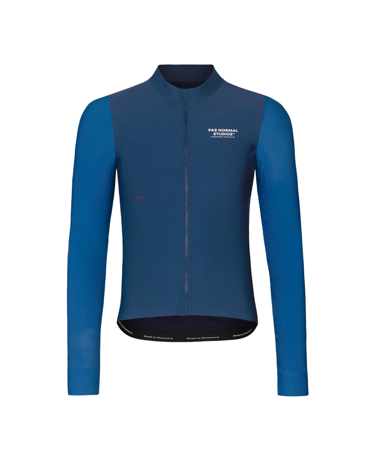 Maillot Largo Pas Normal Studios Mechanism en Dusty Navy, vista frontal #Color_Dusty Navy